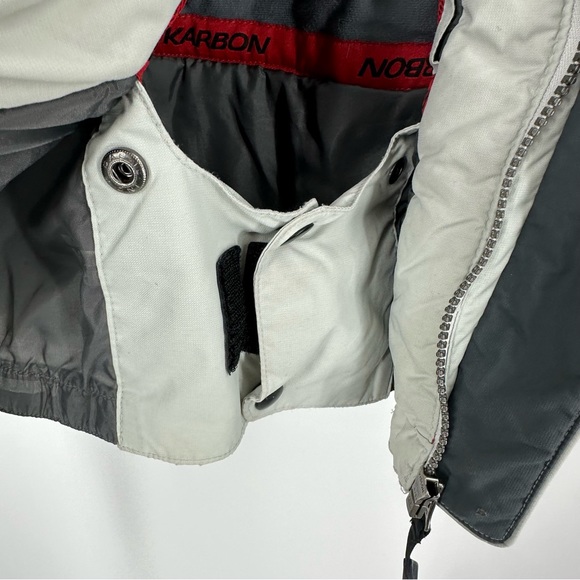 Karbon Winter Snow Ski Jacket Boys 16 Gray Yellow - Picture 6 of 15